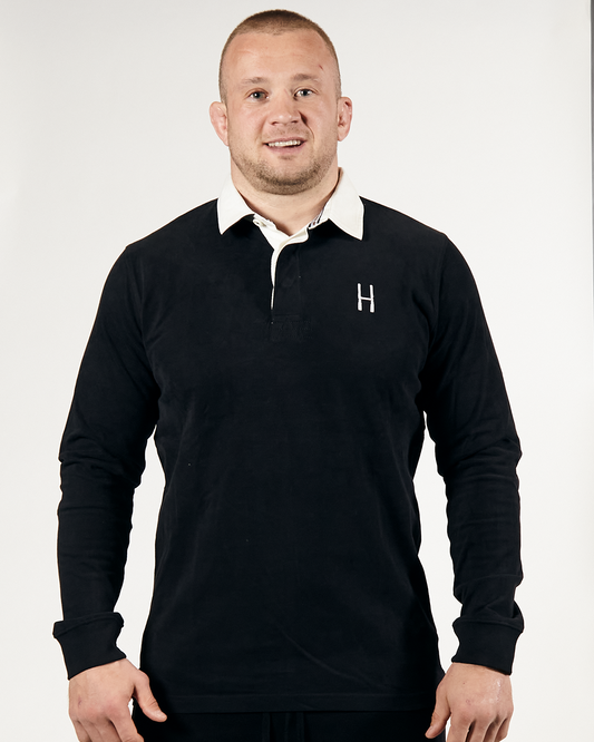 Classic Rugby Shirt - Black