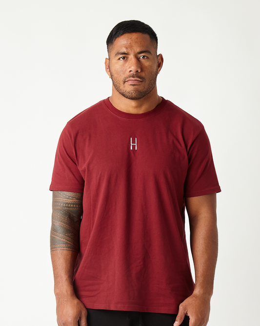 Core Tee - Burgundy