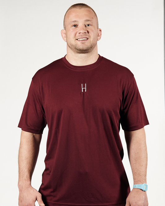 Training Tee - Burgundy