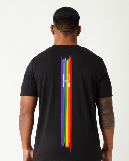 Rainbow Stripe Tee