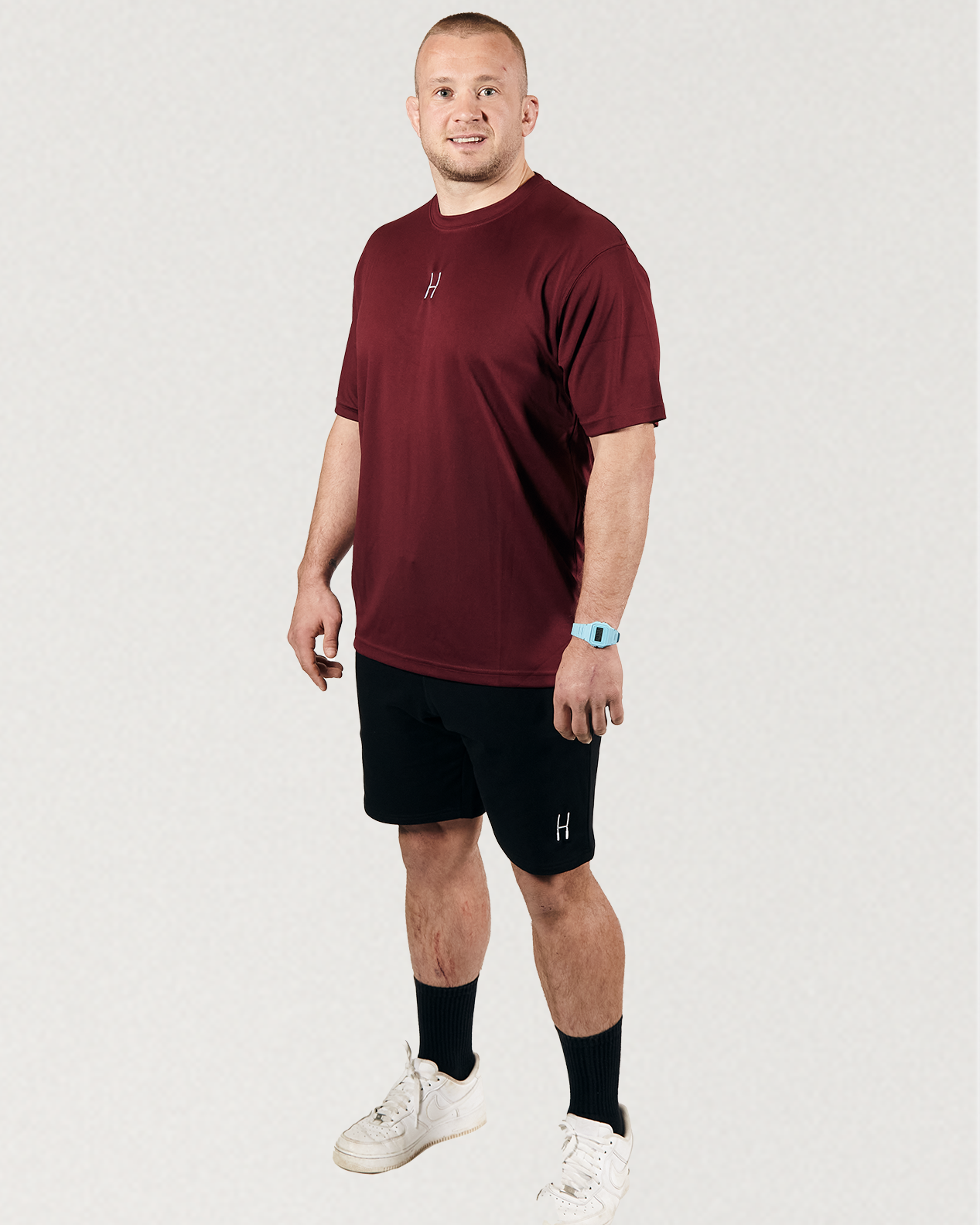 Training Tee - Burgundy