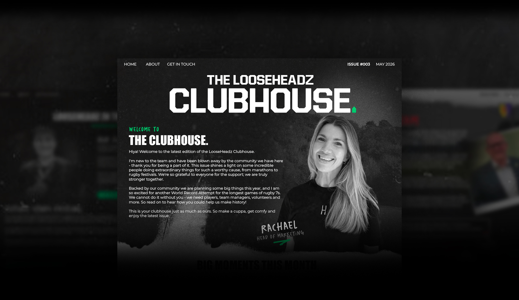 Issue #003 Of The LooseHeadz Clubhouse Newsletter Is Here!