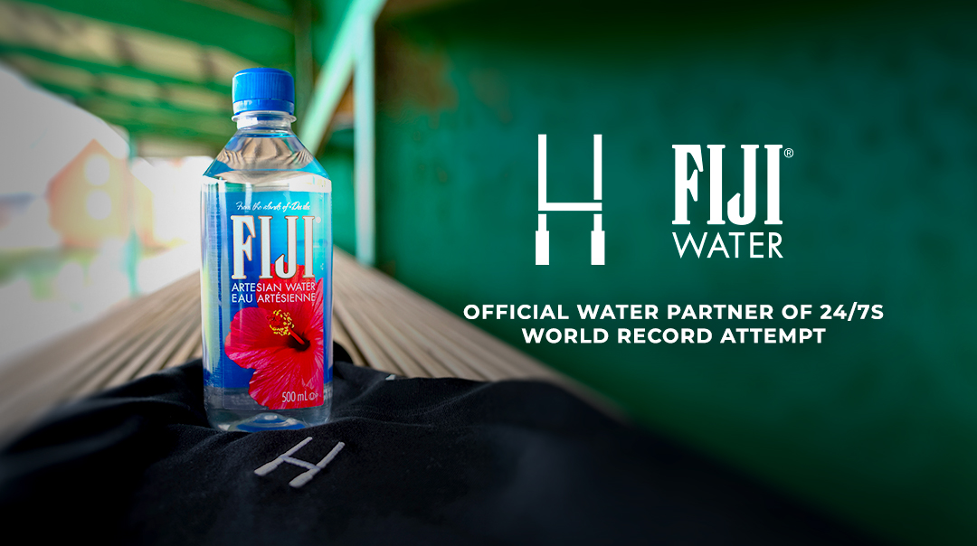 LooseHeadz Announces FIJI Water as Official Water Partner for 24/7s World Record Attempt